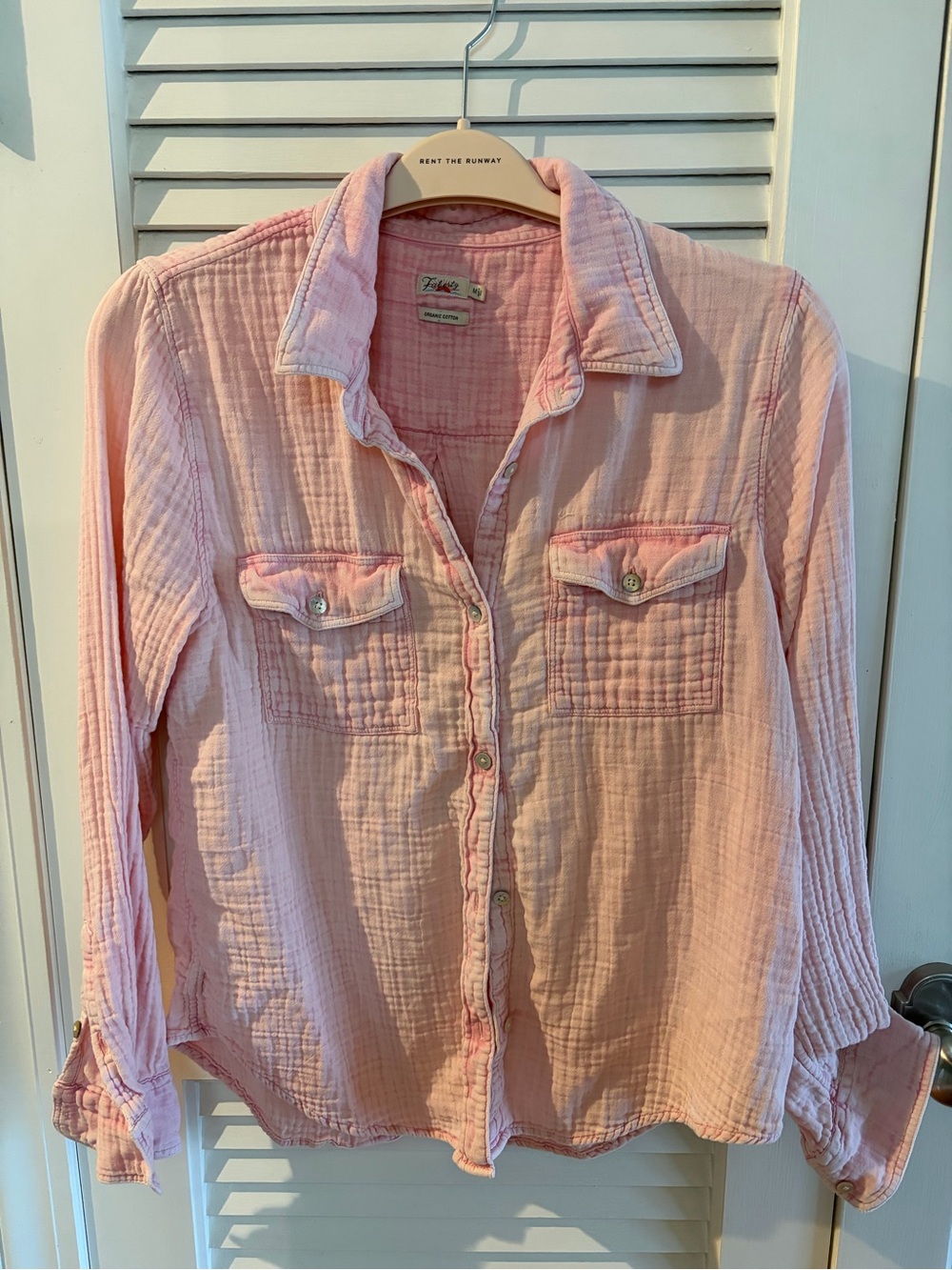 Faherty Pink Indio Button-Down Shirt
